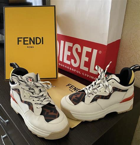 кроссовки fendi женские купить
